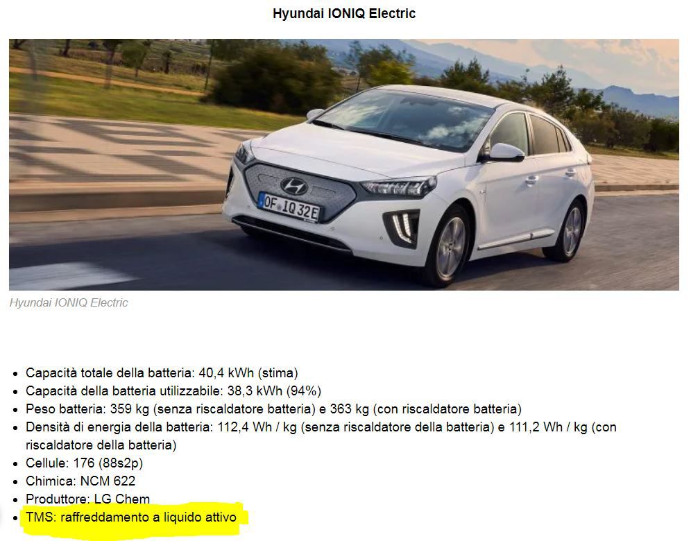 Ioniq Elettrica - Raffreddamento batteria.JPG